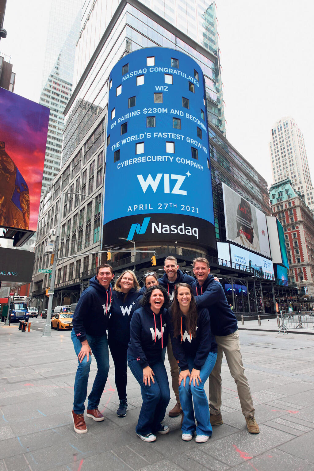 Wiz team at Nasdaq